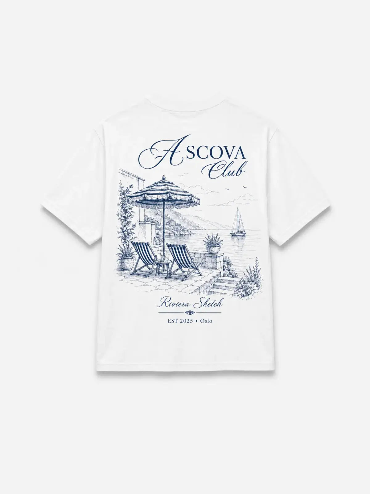 Riviera Club Tee - White