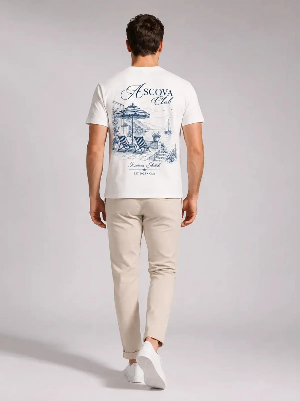 Riviera Club Tee - White