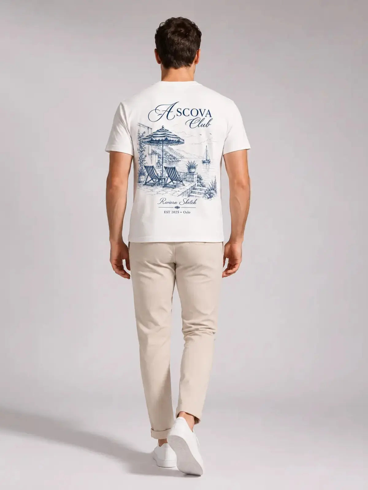 Riviera Club Tee - White