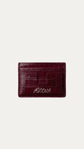 Burgundery red Crocodile Wallet