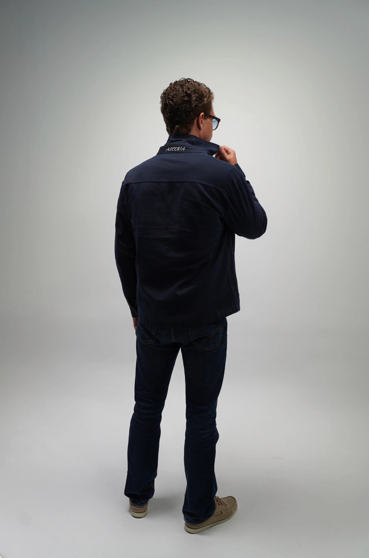 Navy Blue Overshirt