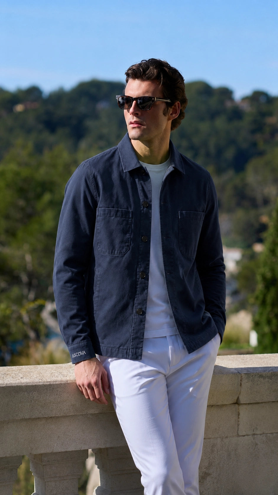 Navy Blue Overshirt