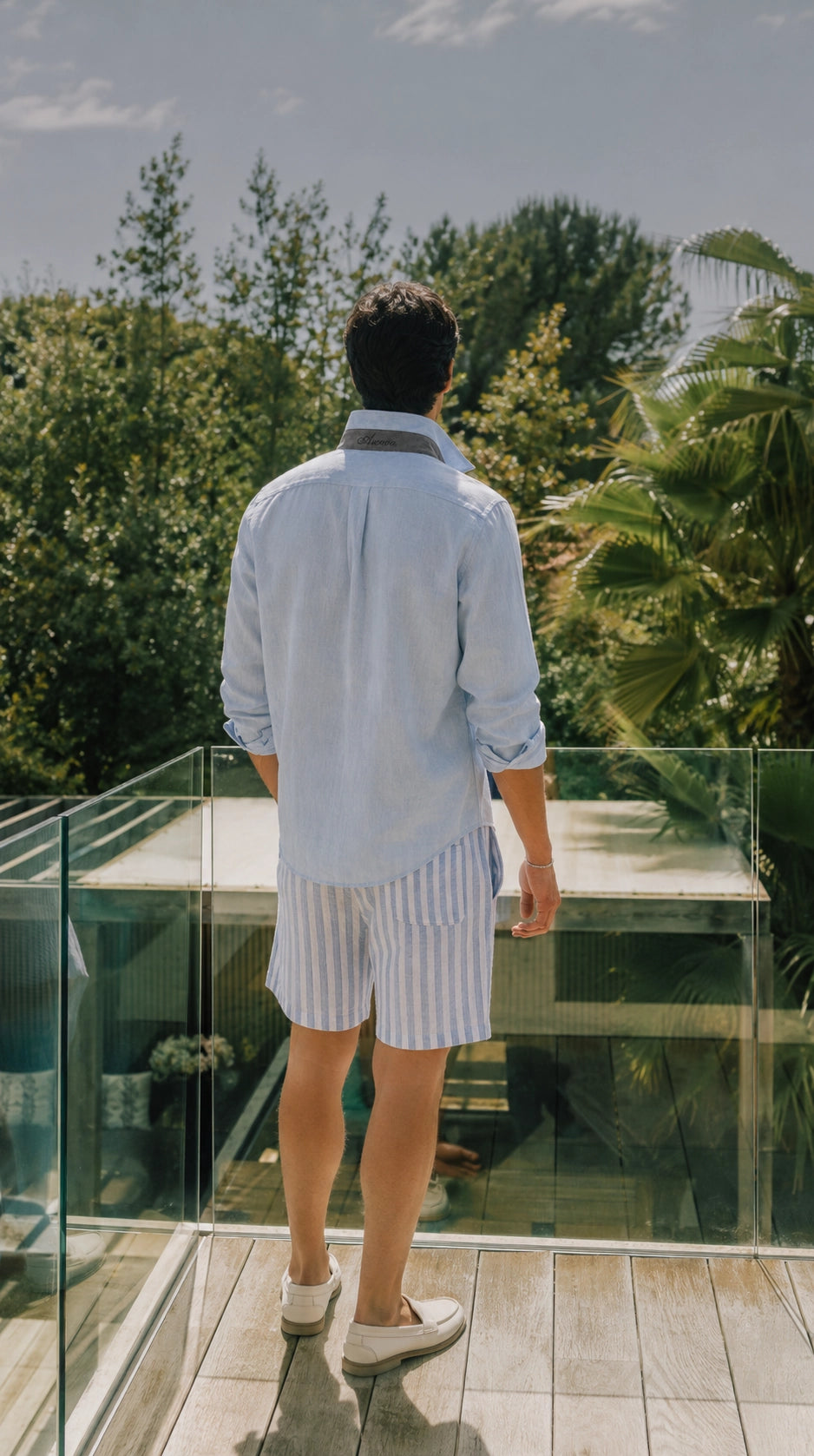 Linen Shirt Light Blue