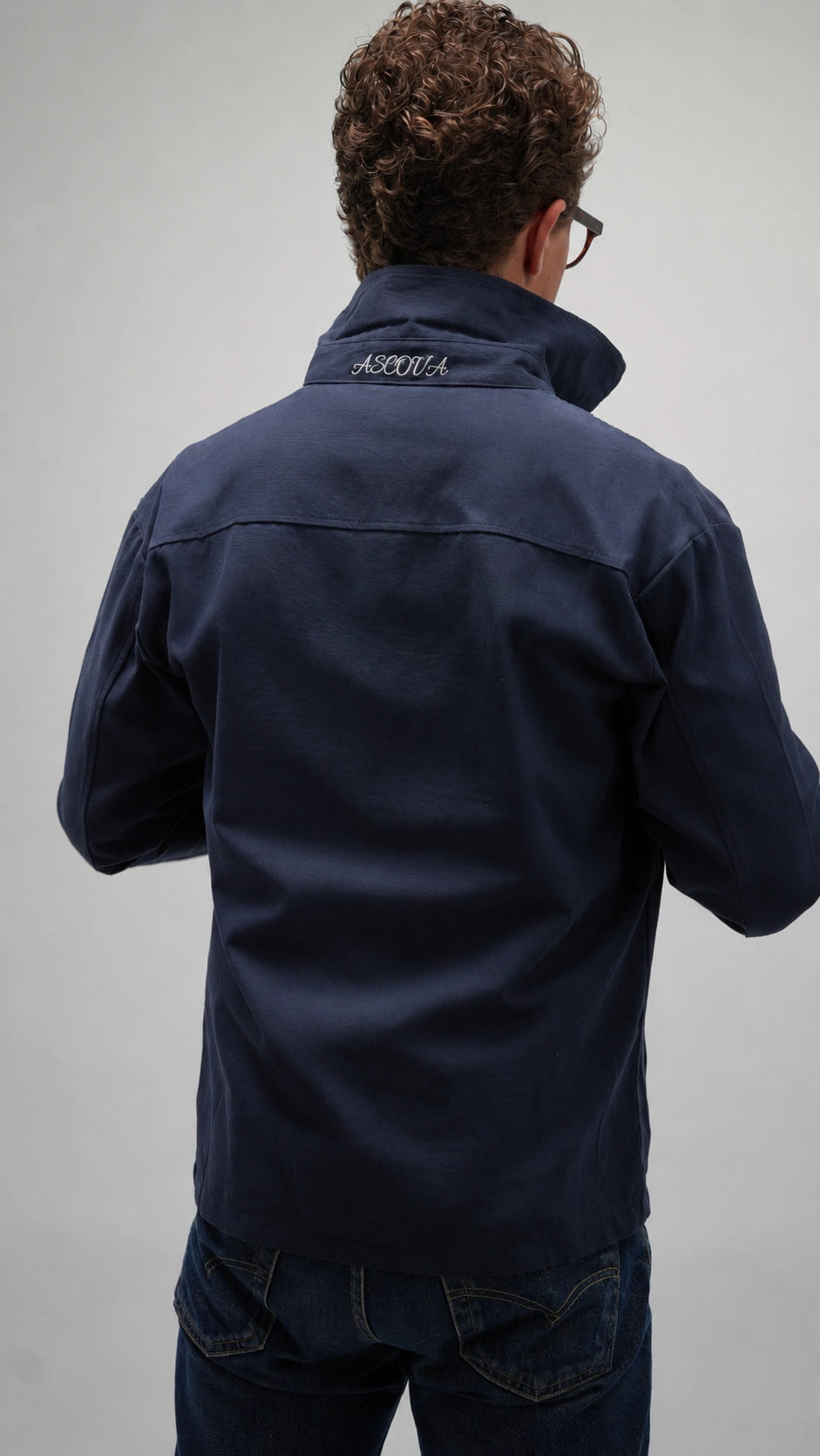 Navy Blue Overshirt
