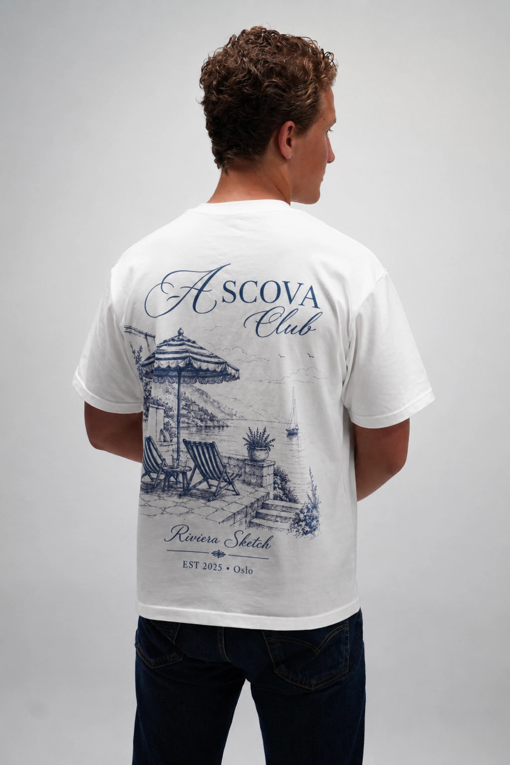 Riviera Club T-skjorte – Hvit