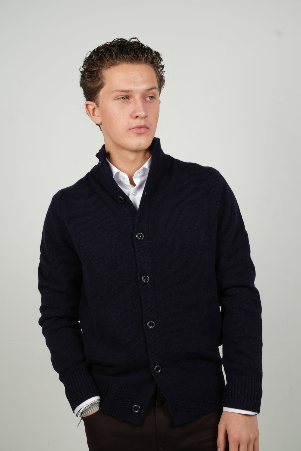 Navy Blue Cardigan