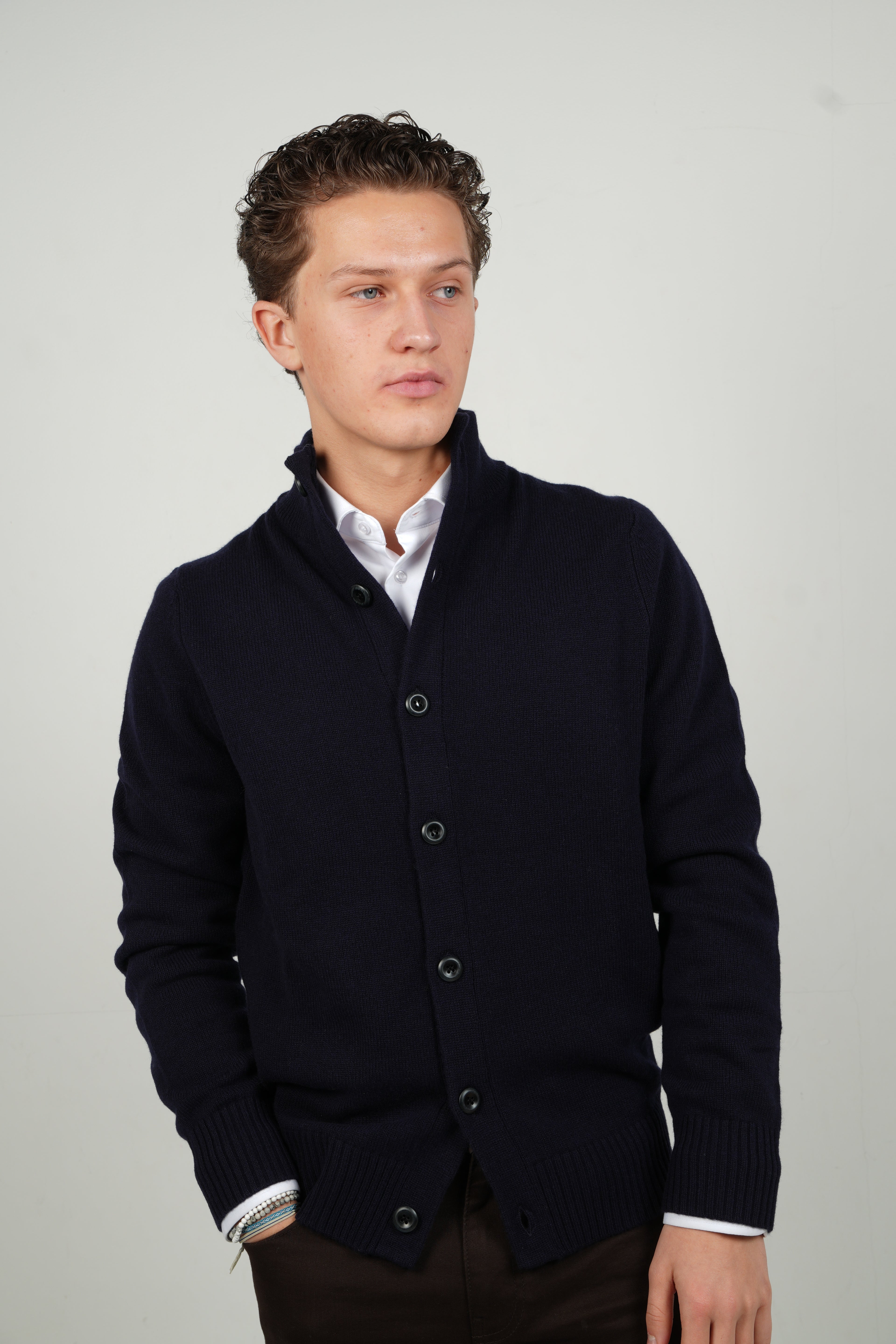 Navy Blue Cardigan
