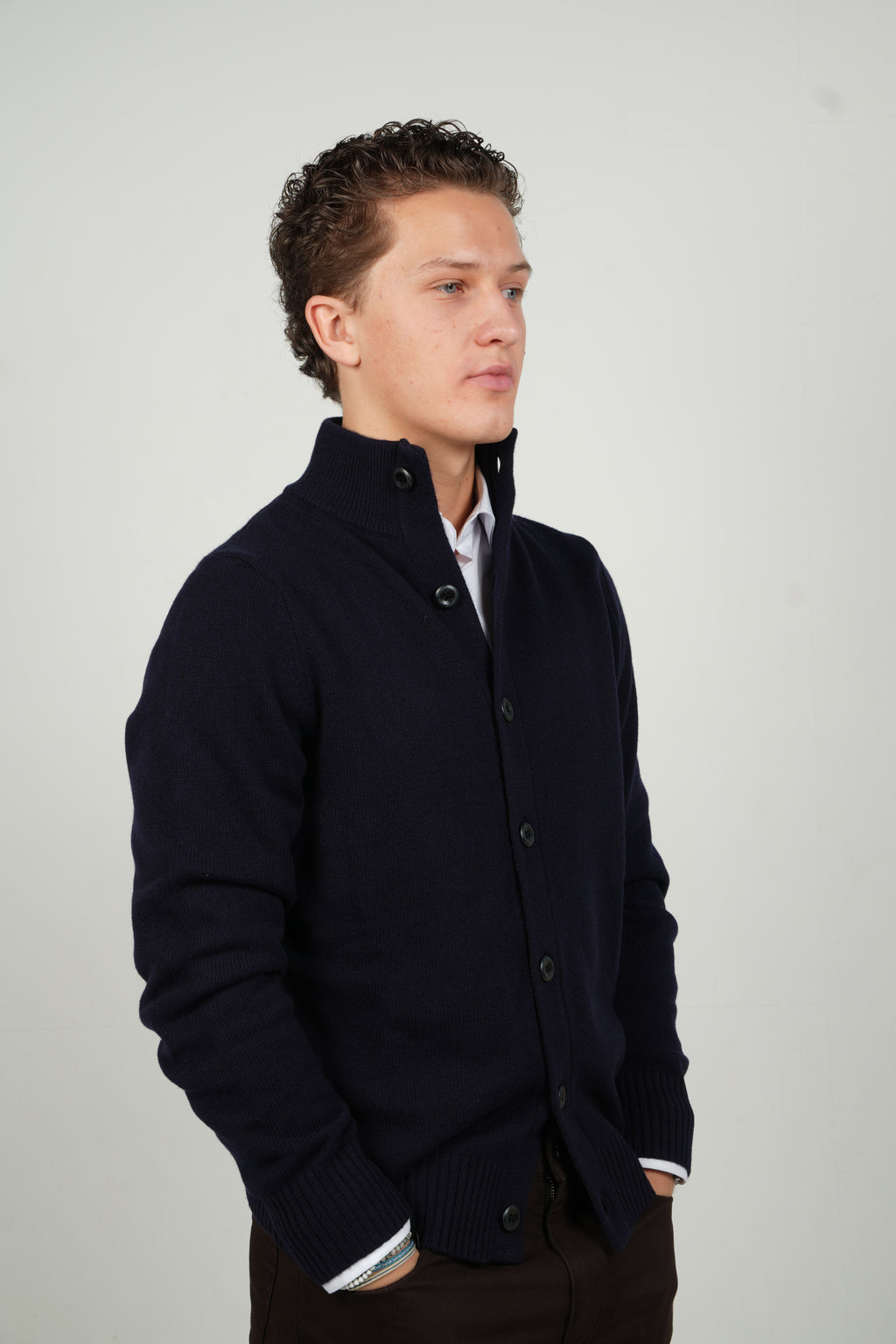 Navy Blue Cardigan