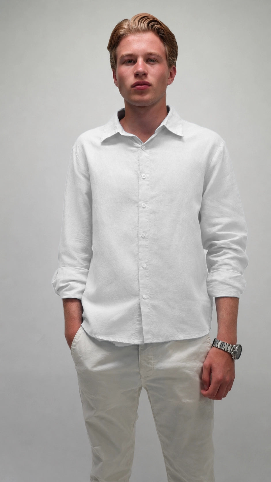 Linen Shirt White